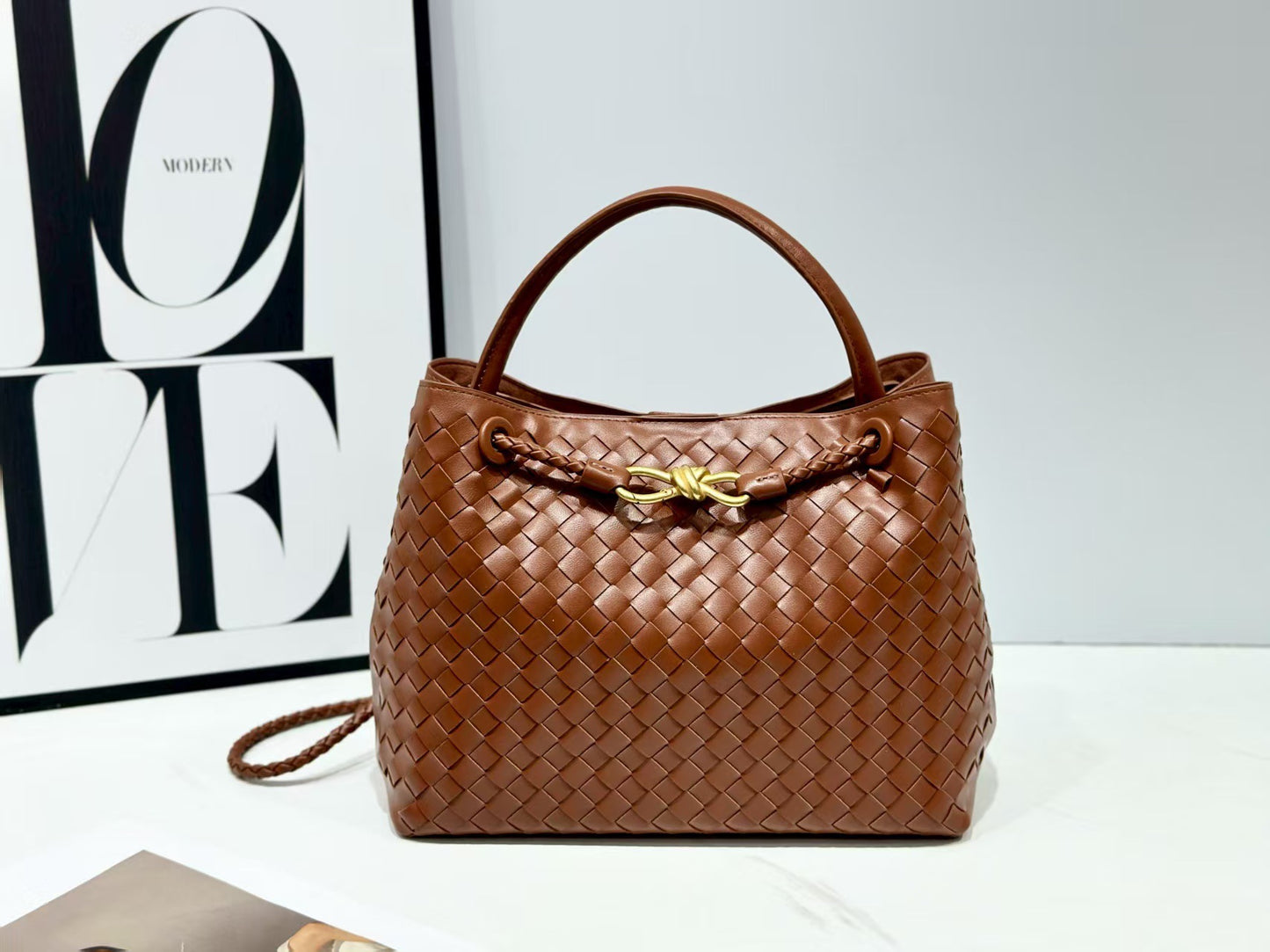 woven bag, single-shoulder hand-carry