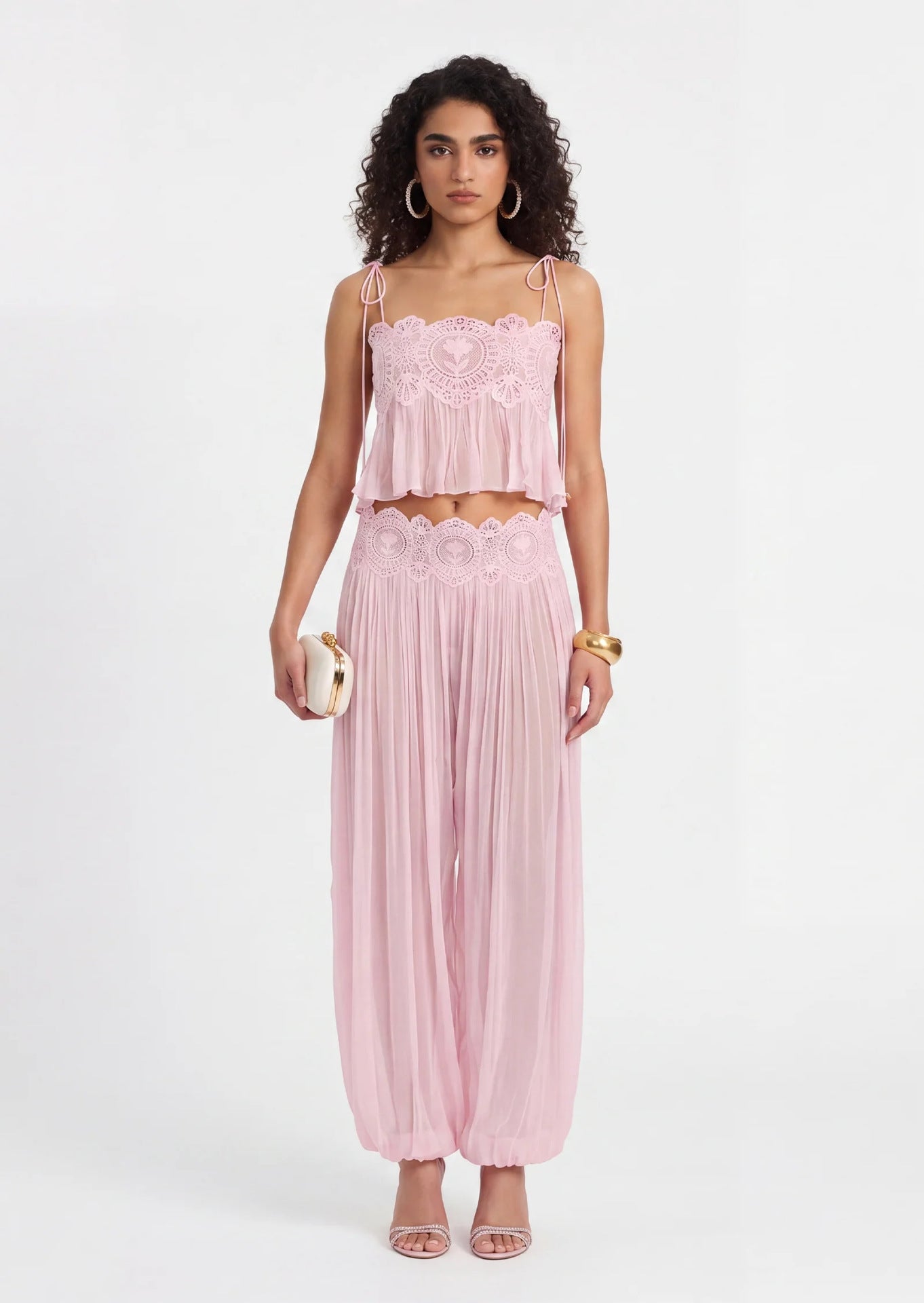 Women's Lace Chiffon Two-piece set