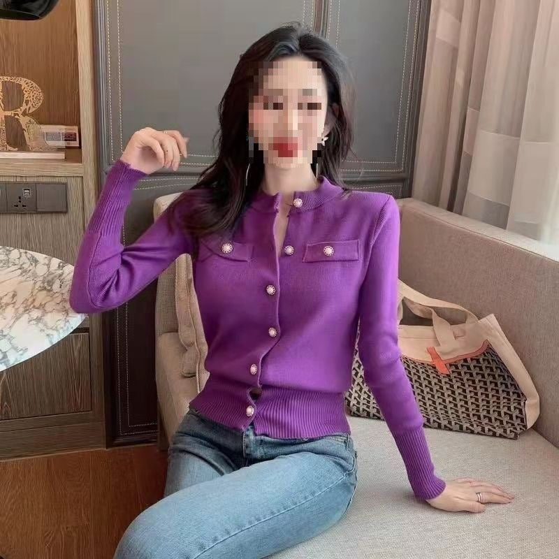 Knitted thin cardigan