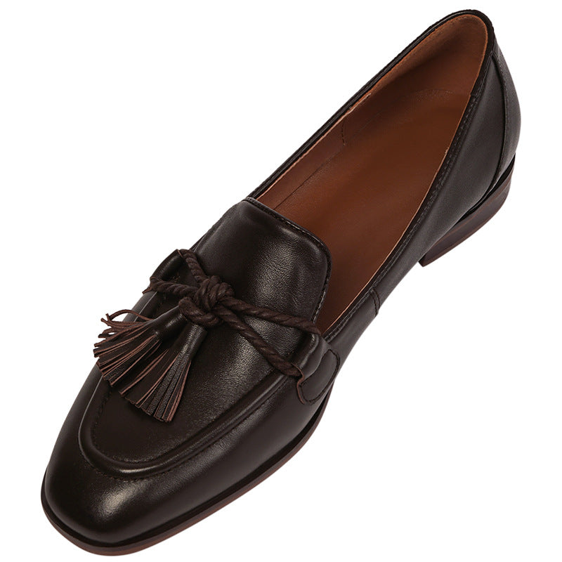 Women tassel loafers