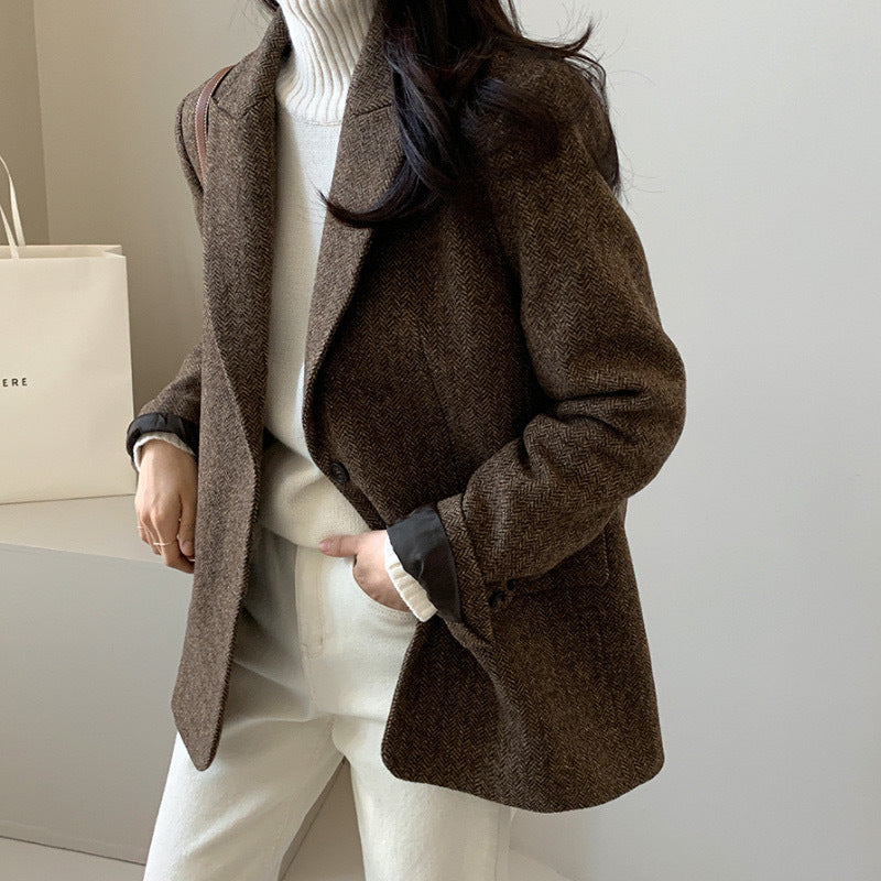 mid-length blazer