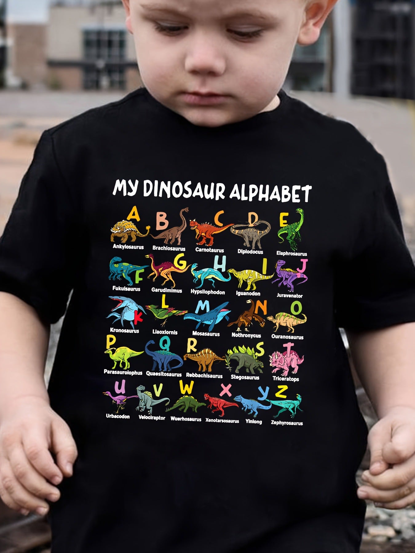 Dino Alphabet children's tshirt