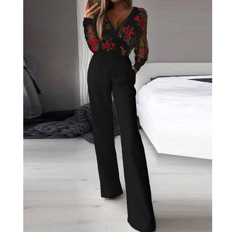 slanted lapel, mid-waist, elegant jumpsuit