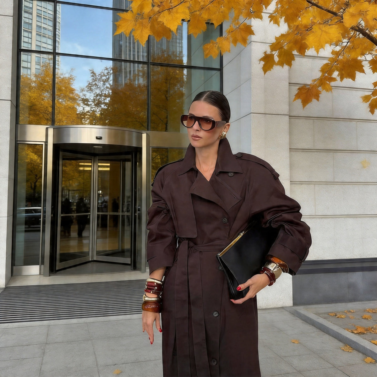 long trench coat