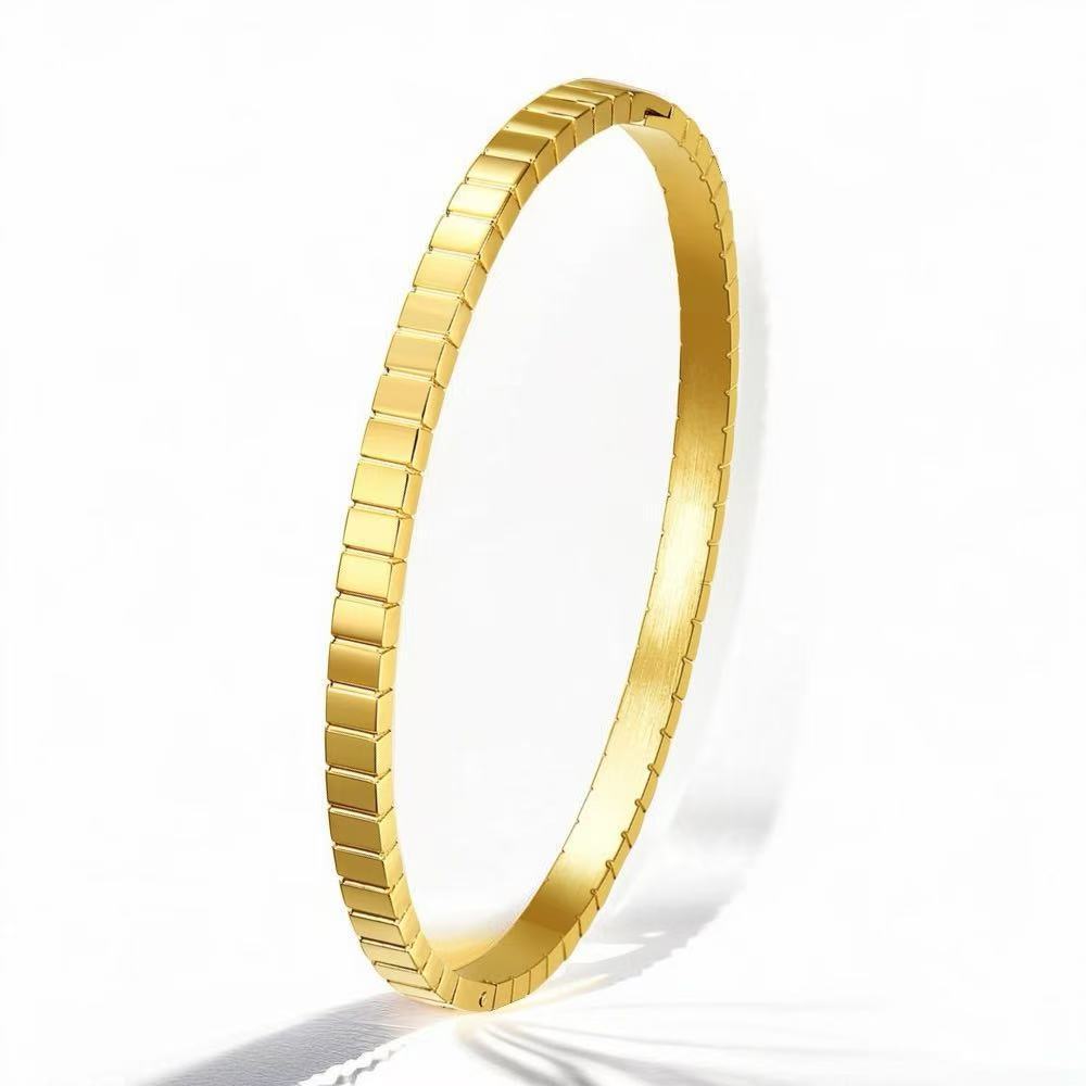 square grid pattern bracelet