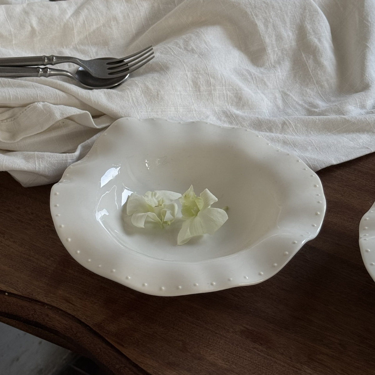 abstract wave ceramic plates