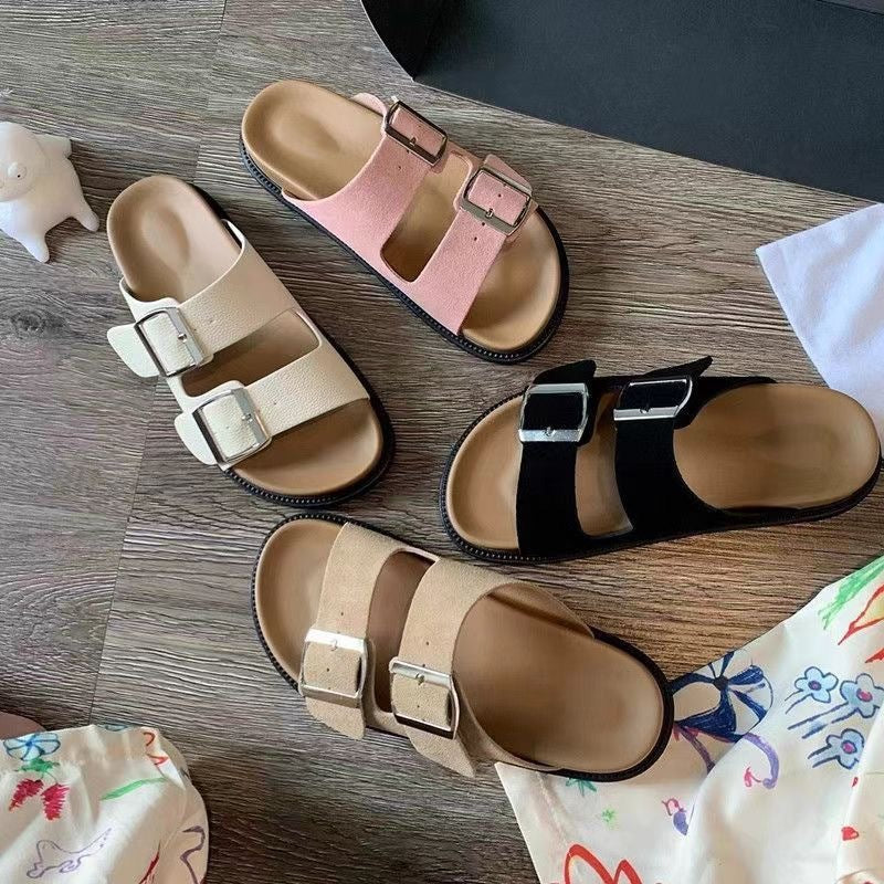 Buckle sandals