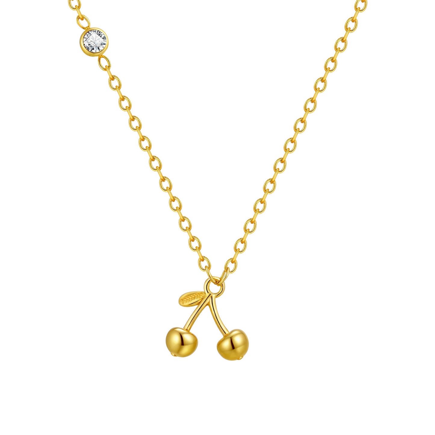 Cherry jewelry NC-2074 with 18K color plating