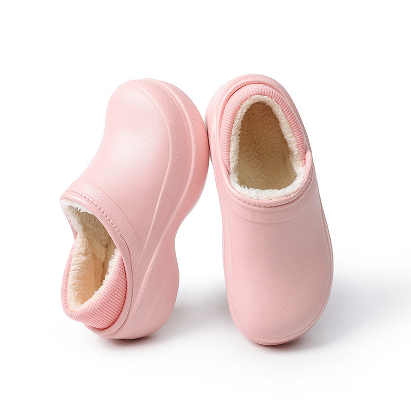 Women's shoes, cotton shoes, women's warm fleece anti-slip chef shoes, women's bag heel ss, women's cotton ss