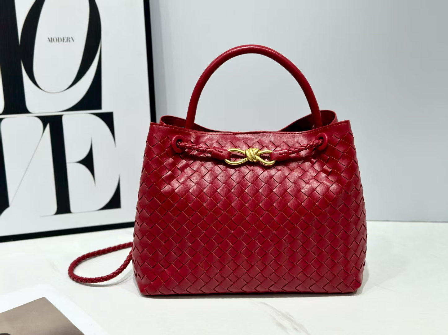woven bag, single-shoulder hand-carry