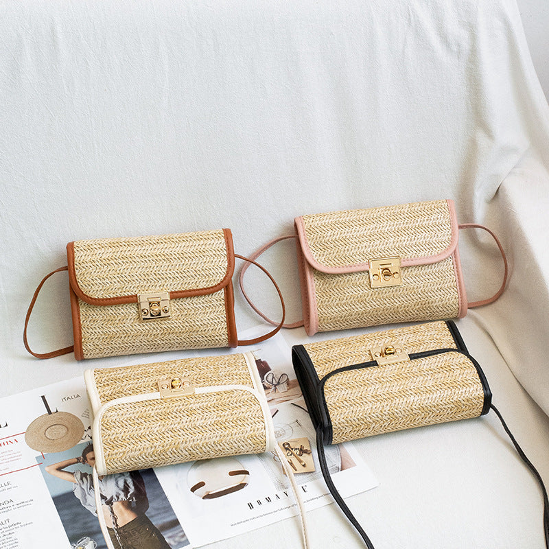 straw woven bag