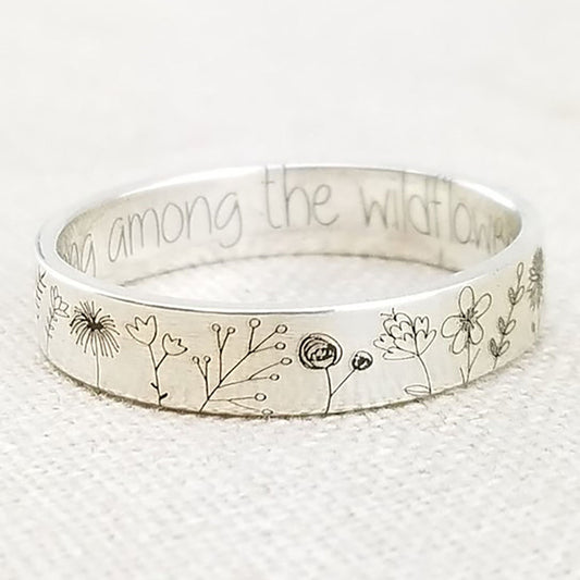 Dandelion flower ring