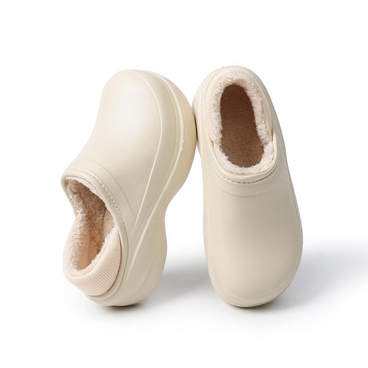 Women's shoes, cotton shoes, women's warm fleece anti-slip chef shoes, women's bag heel ss, women's cotton ss