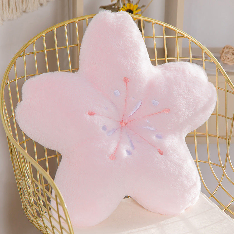 cherry blossom throw pillow