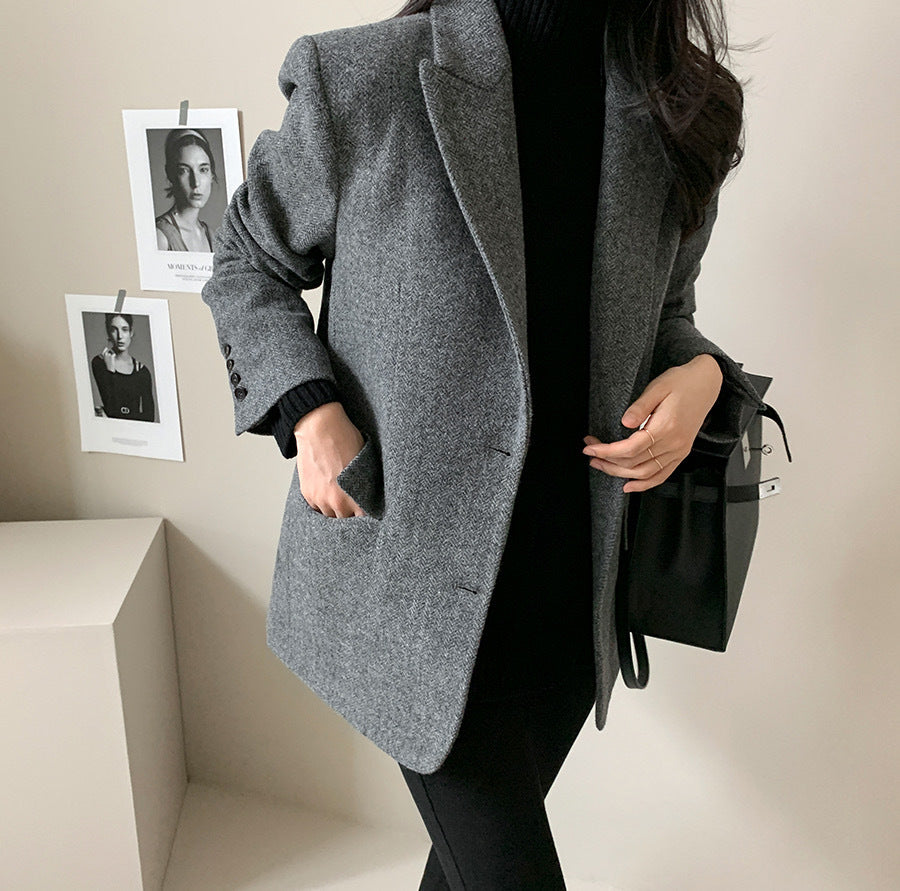 mid-length blazer