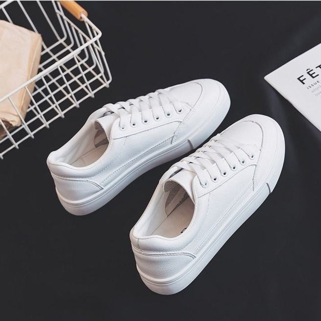 all white women's sneakers women's lace-up low top
