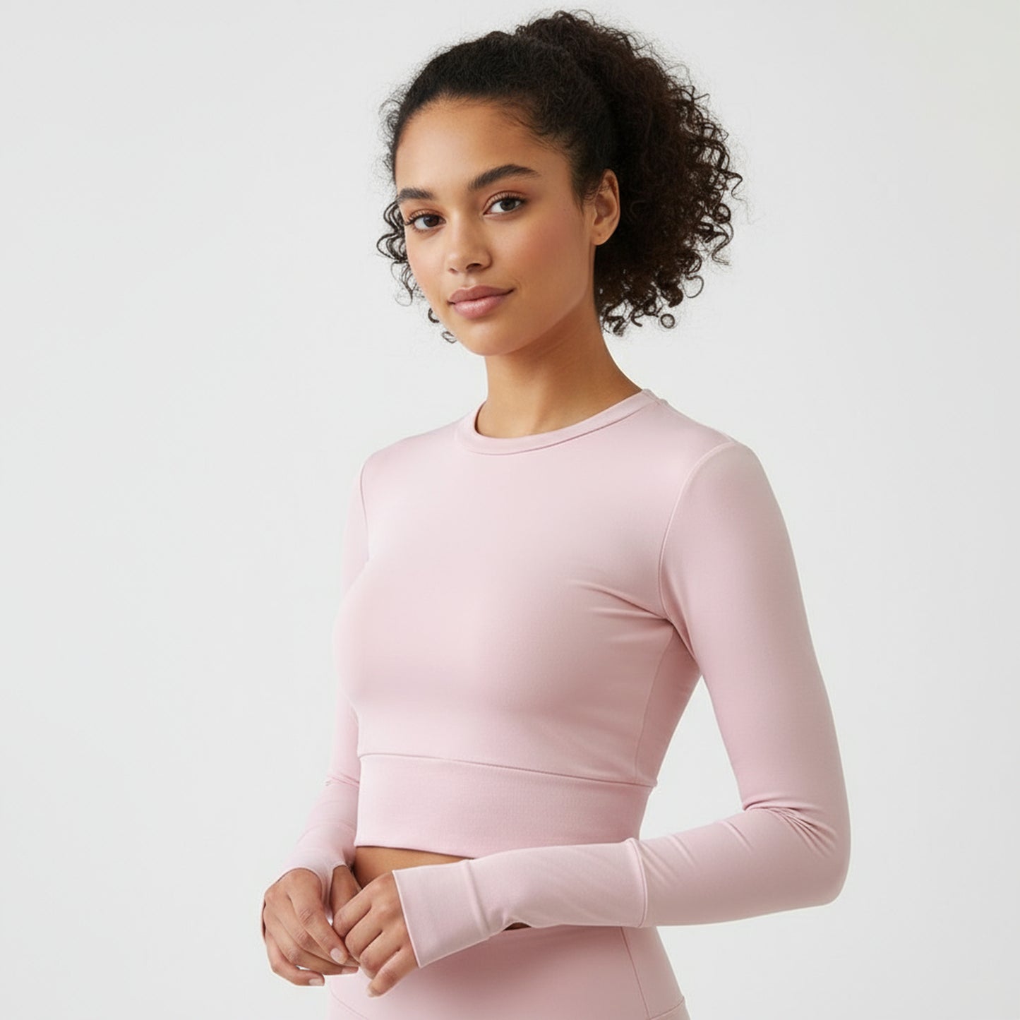 cropped long sleeve tshirt
