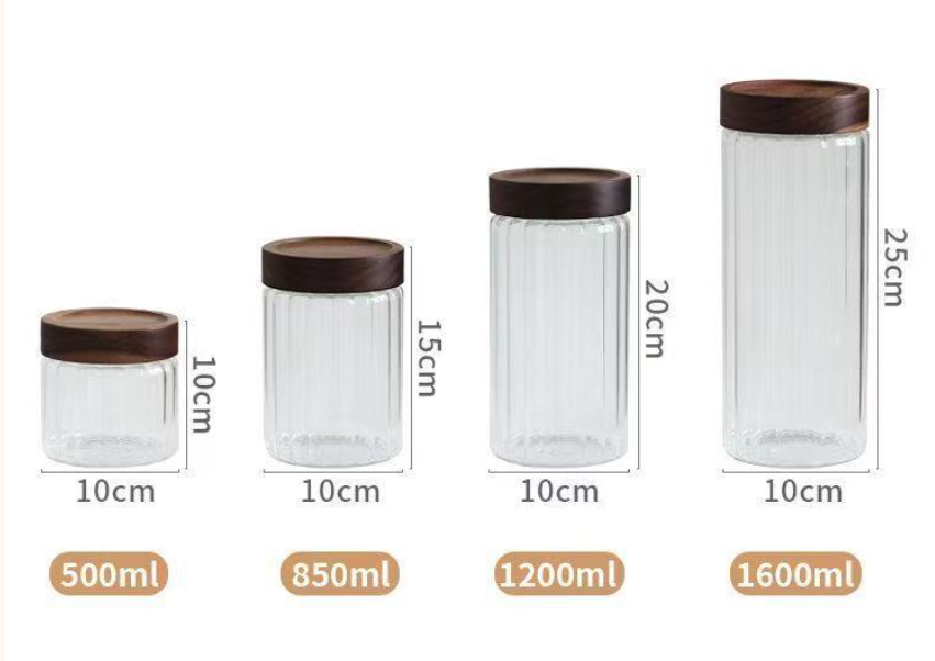 glass sealed jar