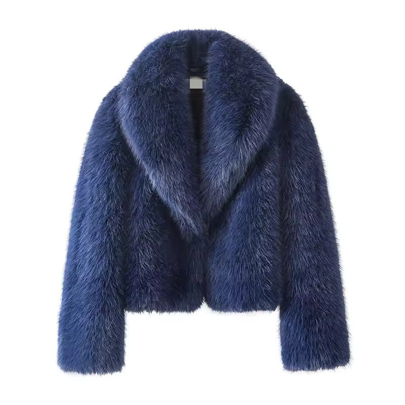 faux fur coat Short