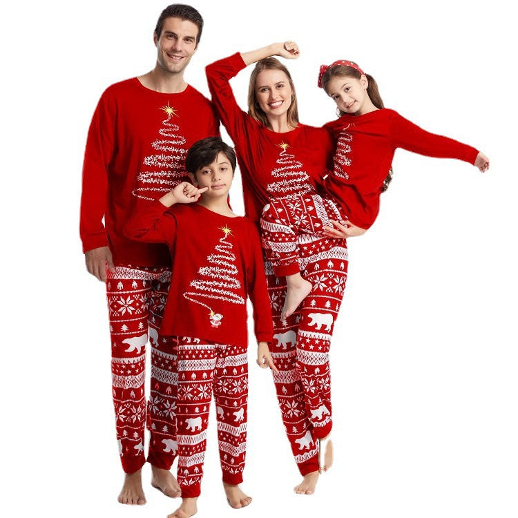 family holiday matching pajamas