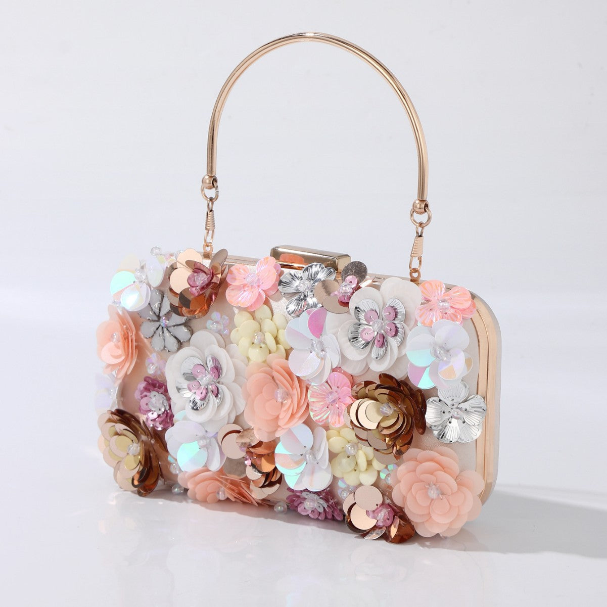 flower beaded bag