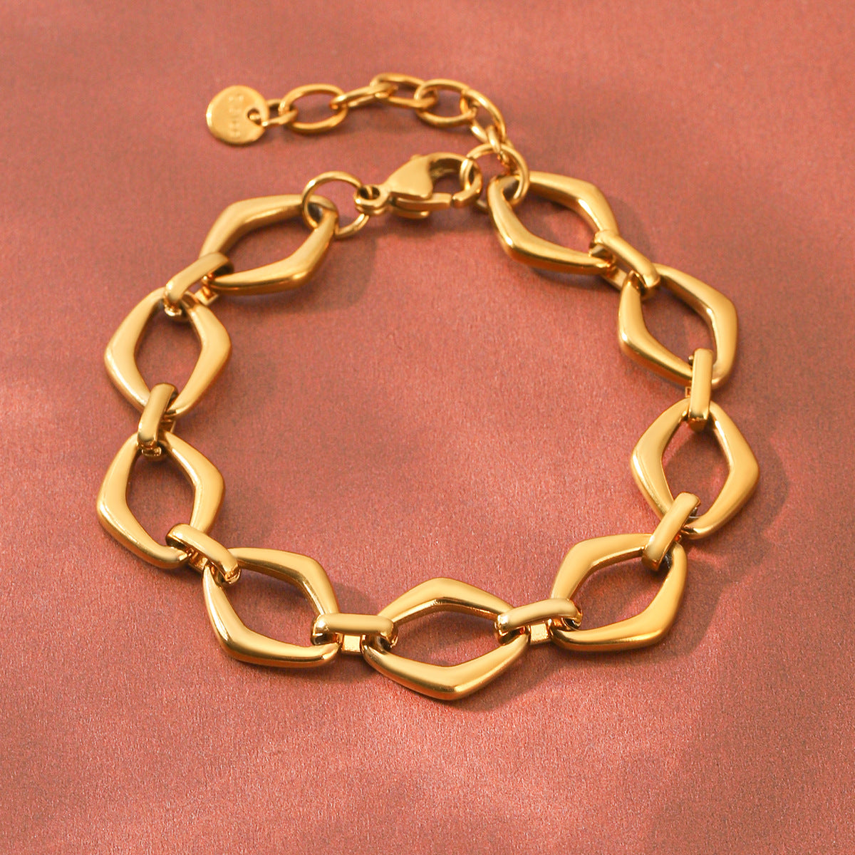 diamond-shaped bracelet