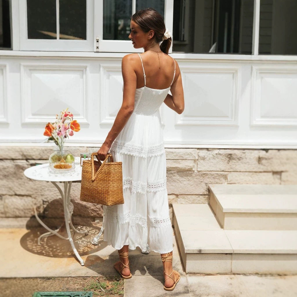 Women's Bohemian-style lace dress