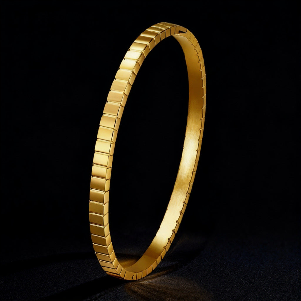 square grid pattern bracelet