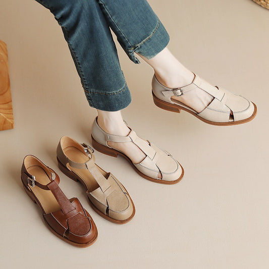 women's thick-heeled shoes