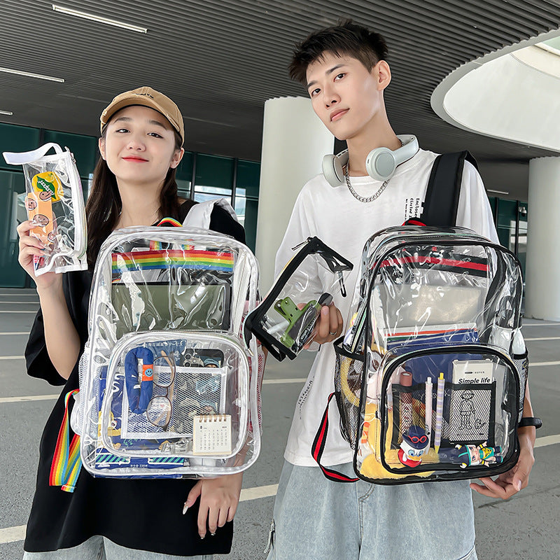 transparent backpacks