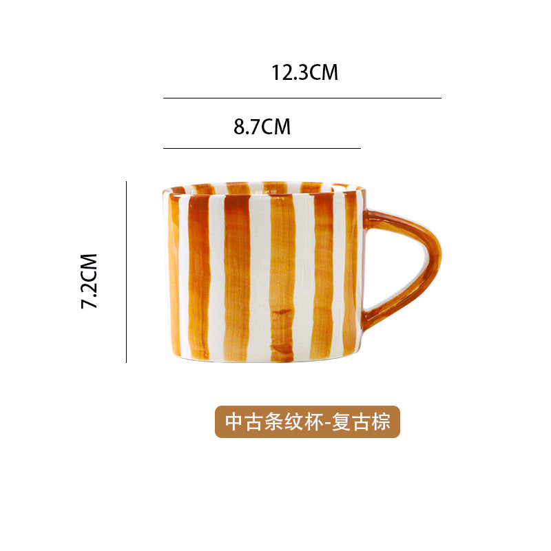 Ceramic coffee cups, plates and saucers sets