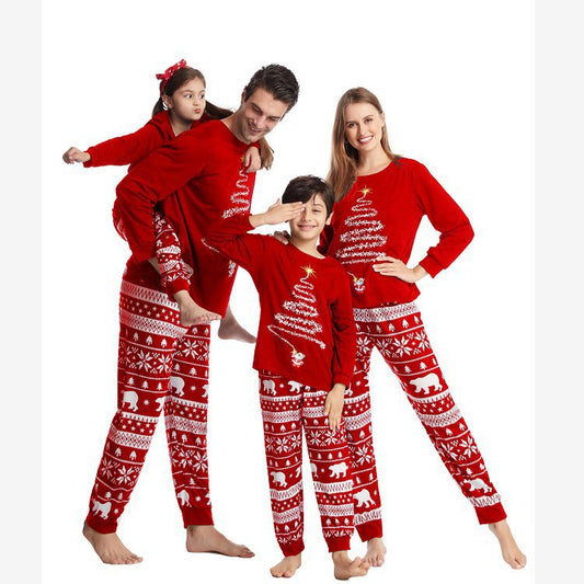 family holiday matching pajamas