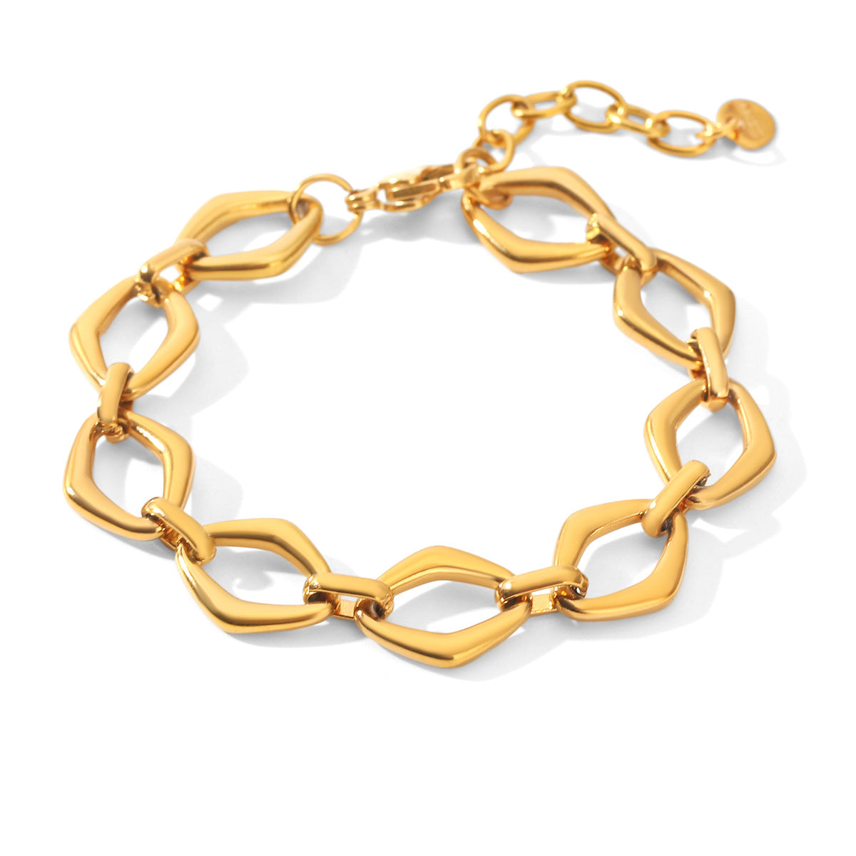 diamond-shaped bracelet