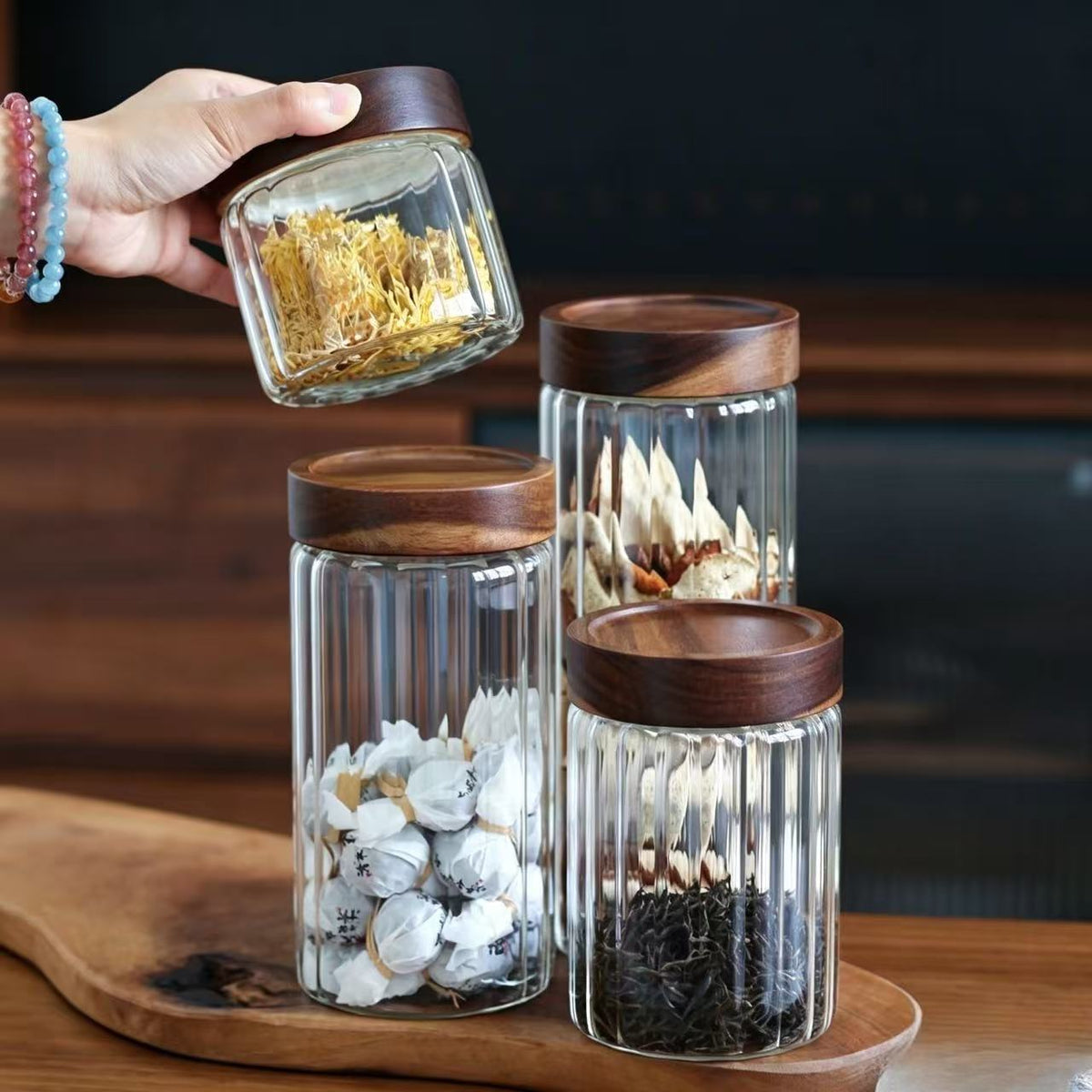 glass sealed jar