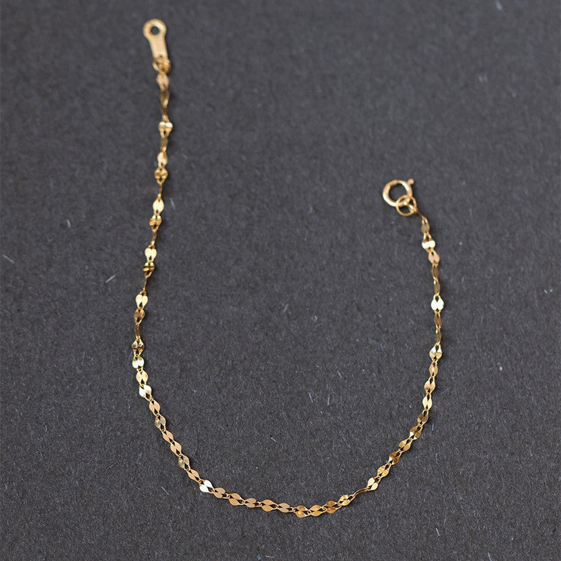S925 14K-plated ultra-fine bracelet