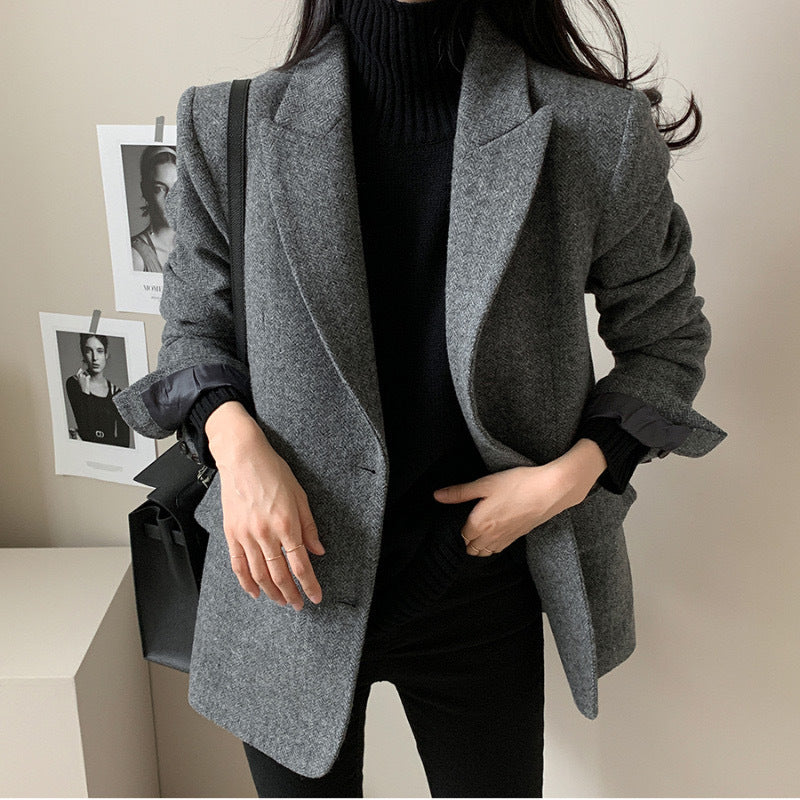 mid-length blazer