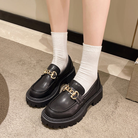 loafers with thick lug sole