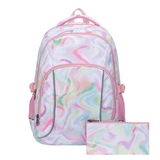 Tie-dyed backpack
