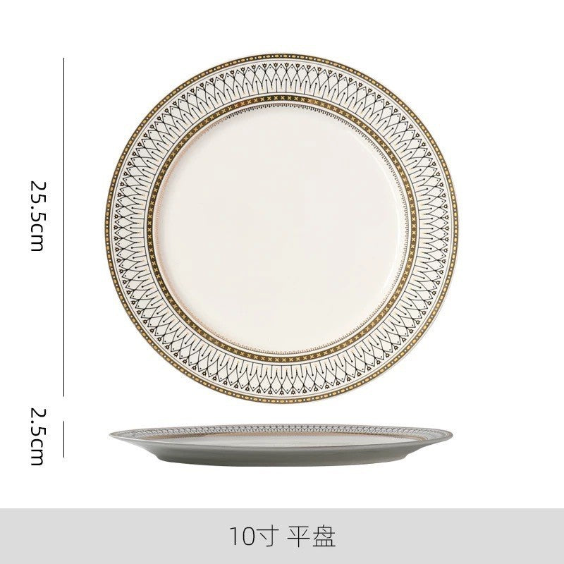 Ceramic tableware, plates, bowls