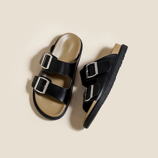Buckle sandals
