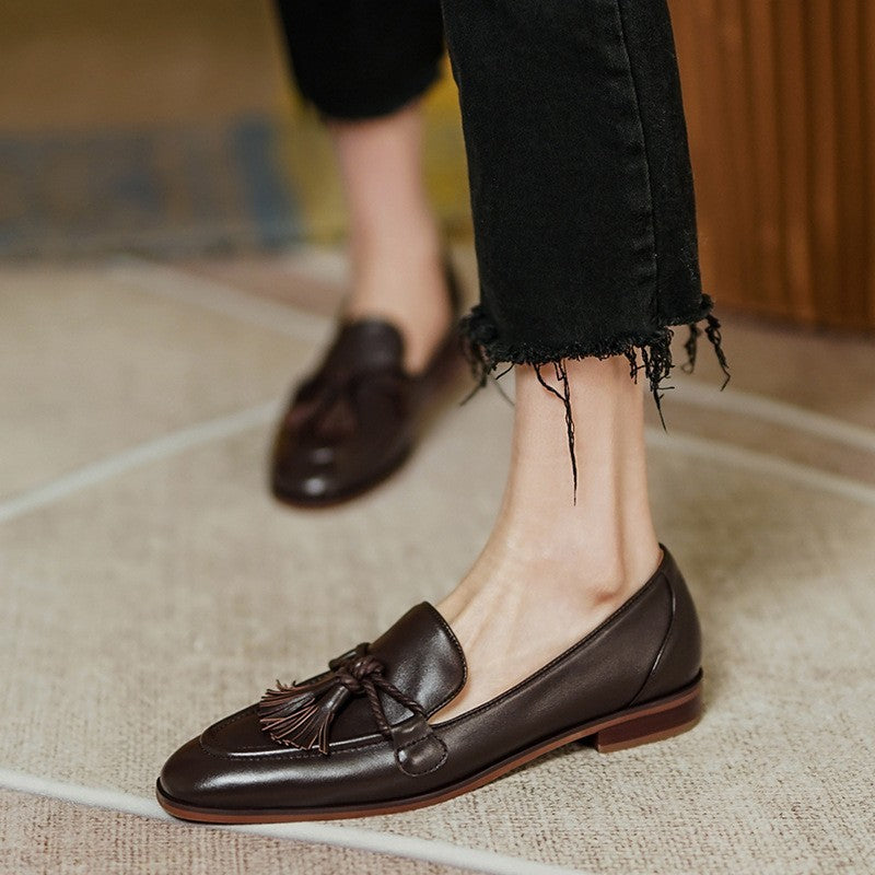 Women tassel loafers