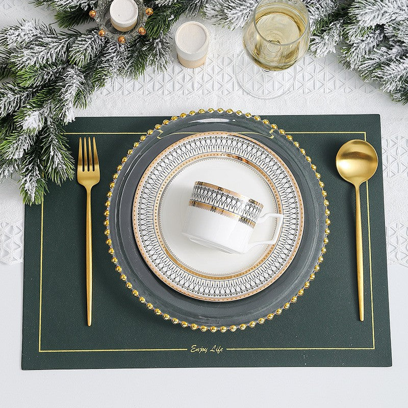 Ceramic tableware, plates, bowls