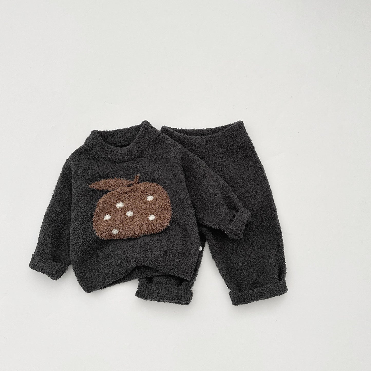 two-piece sets of thick fleece