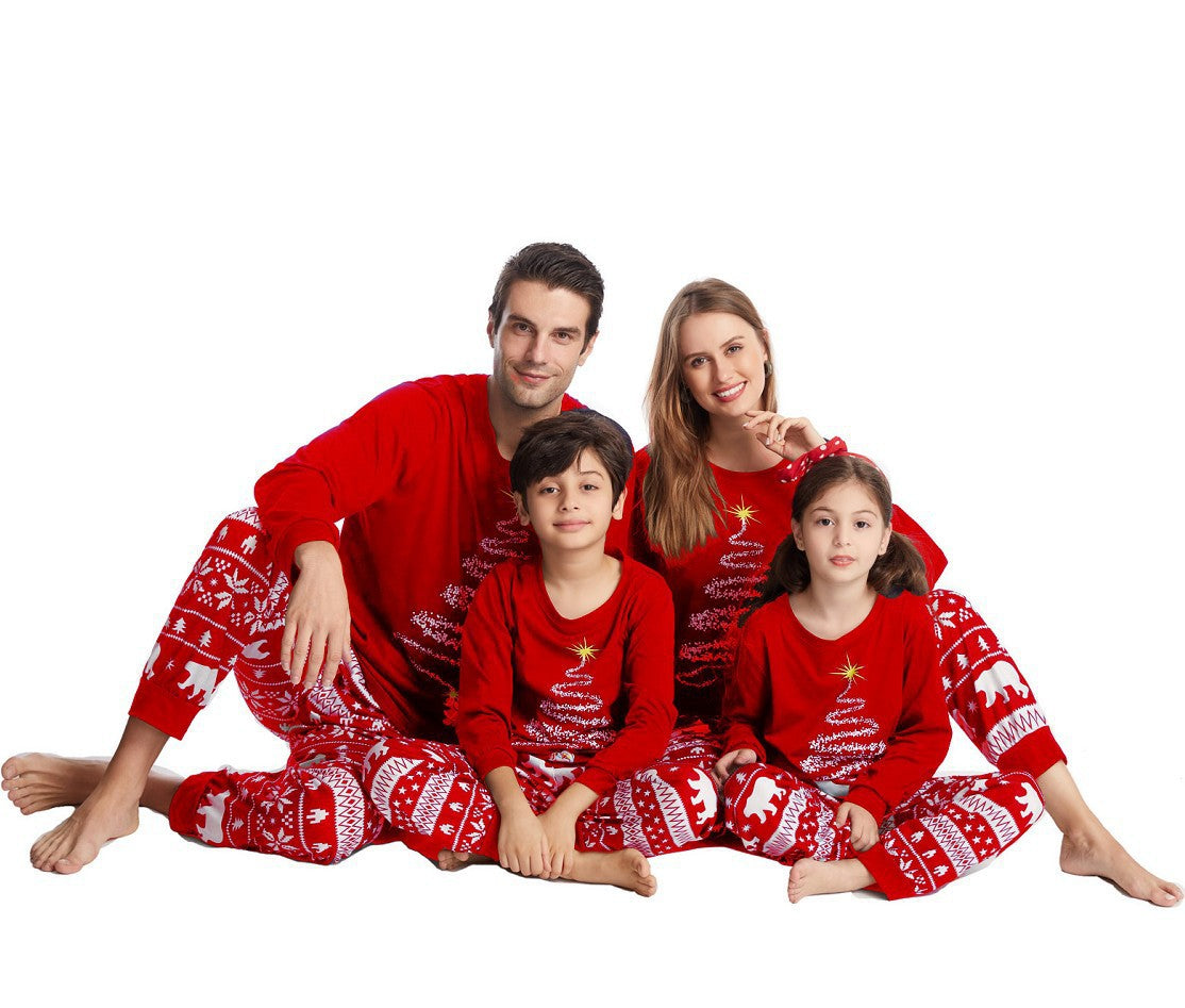 family holiday matching pajamas