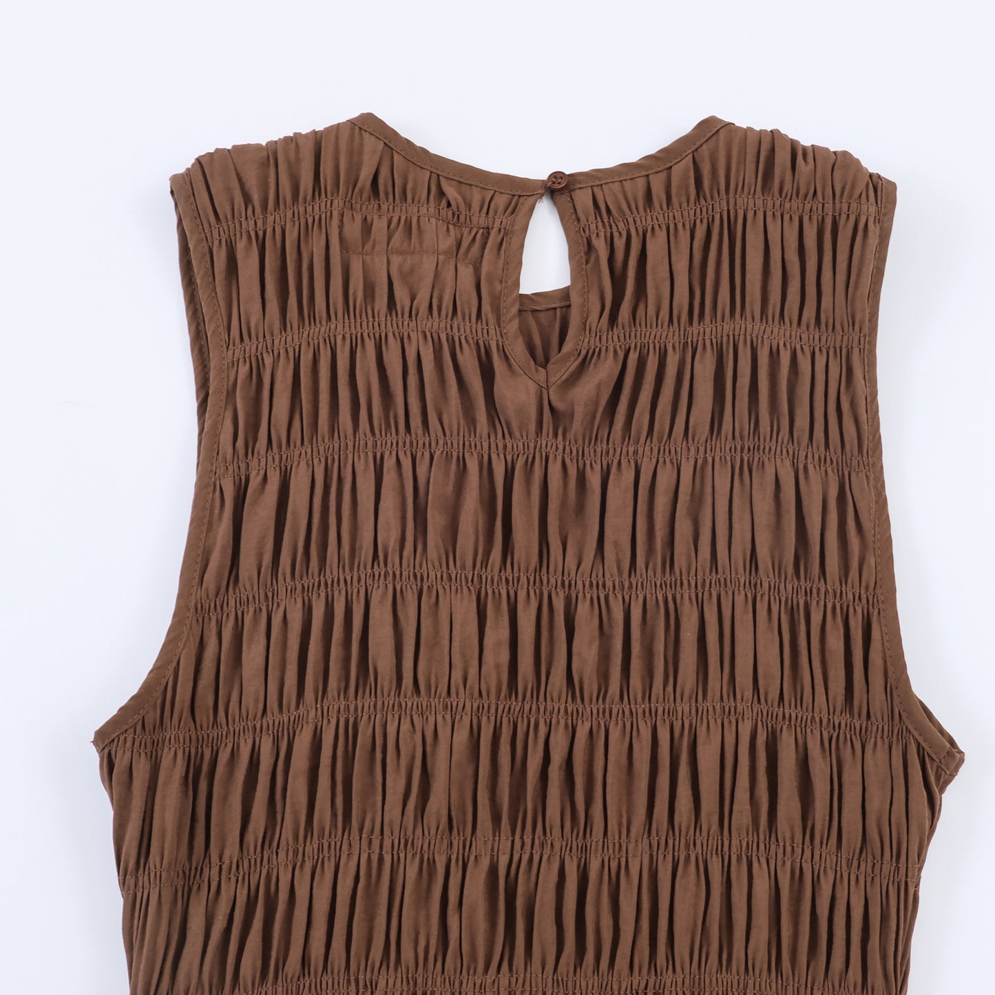 smock top sleevless midi dress