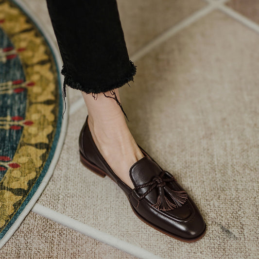 Women tassel loafers