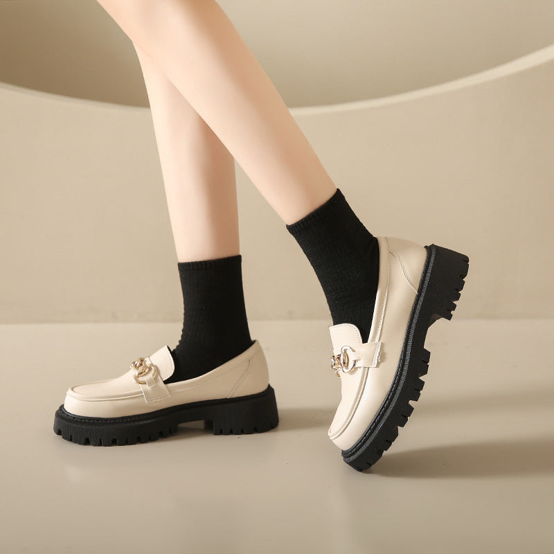 loafers with thick lug sole