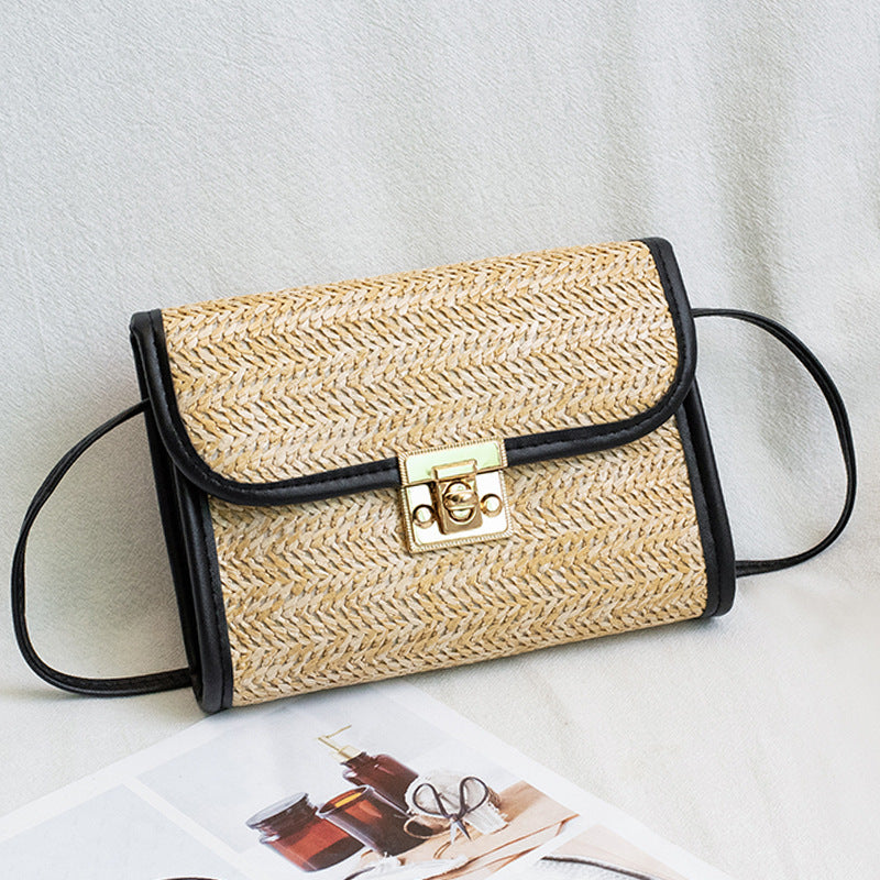 straw woven bag