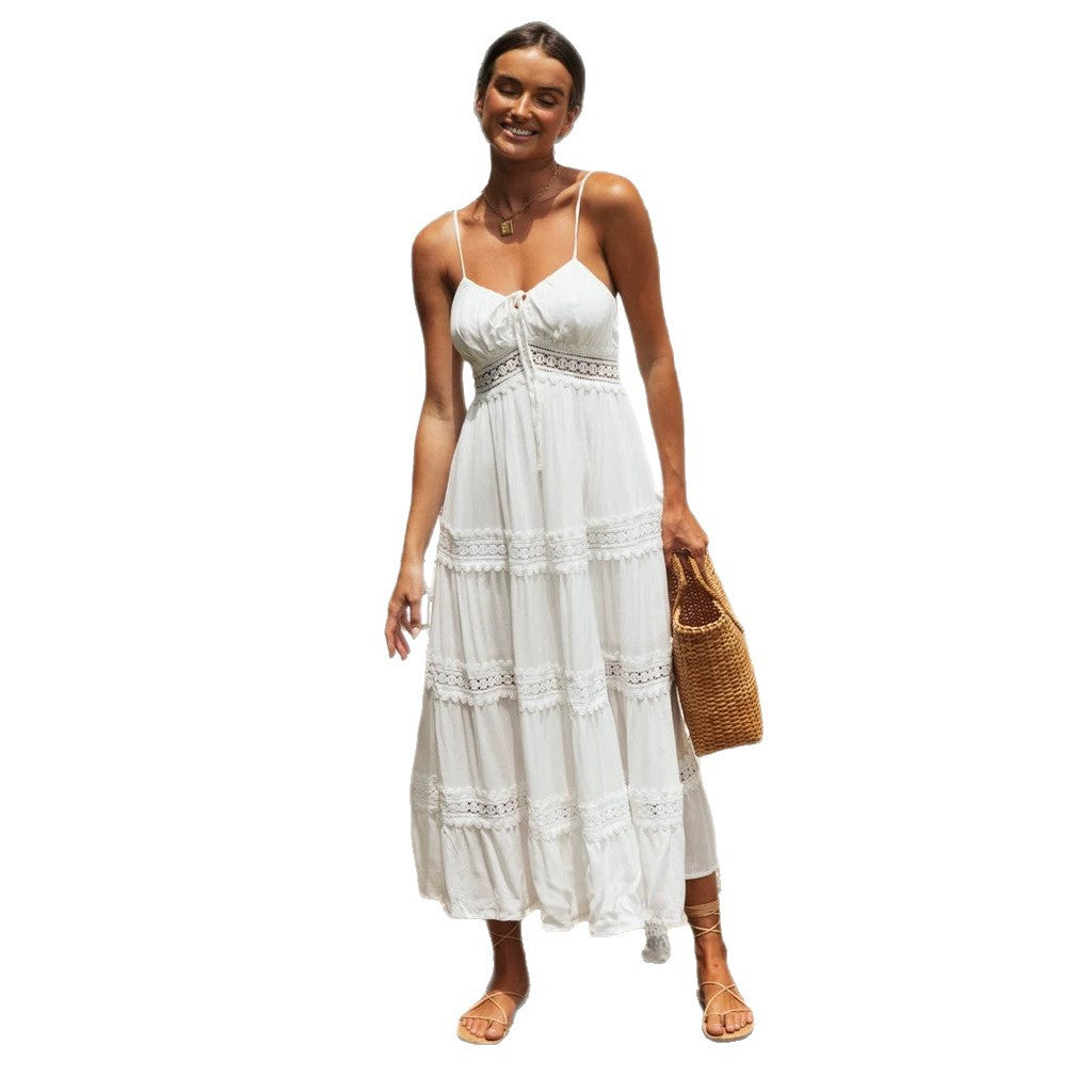 Women's Bohemian-style lace dress