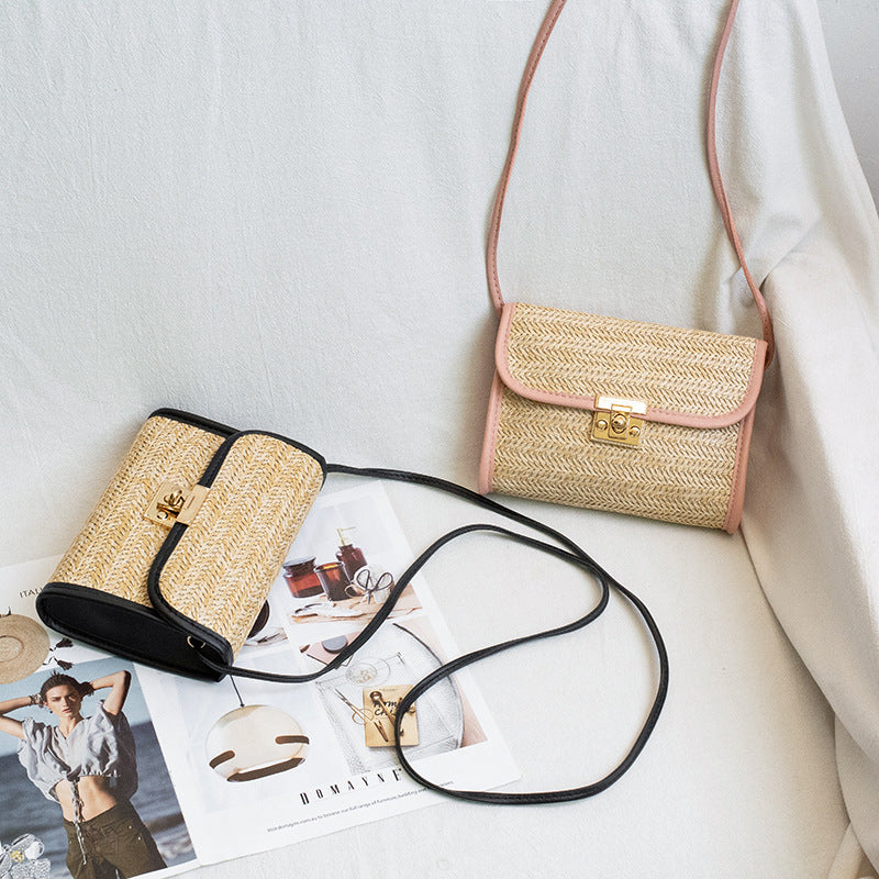 straw woven bag